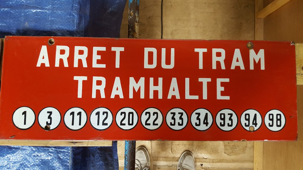 Plaques émaillées Plaque émaillée Arrêt FTG • Réf 2083-PLAQ | Roule et