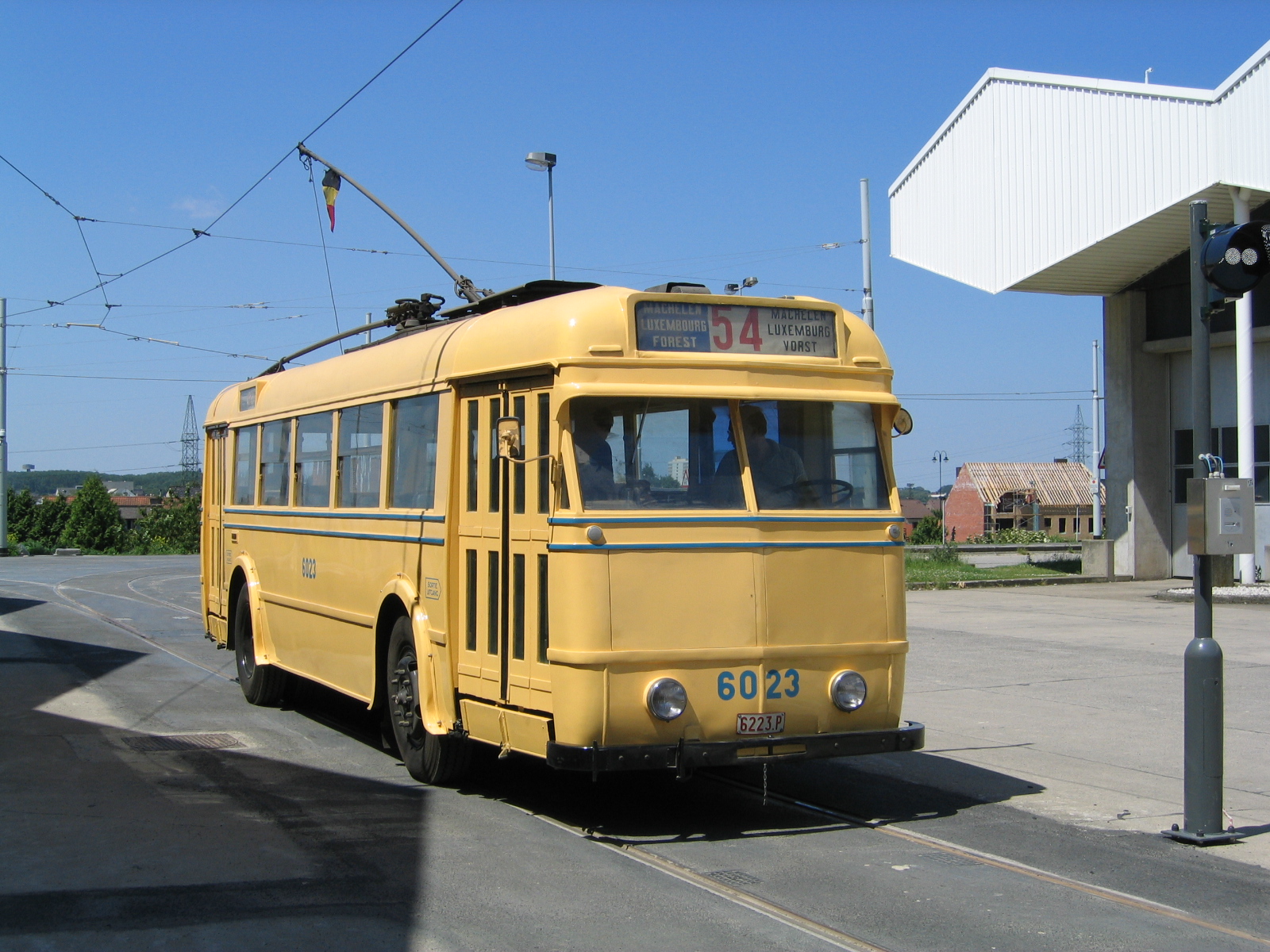 Trolleybus 6023 (19391964) Musée du Transport Urbain Bruxellois