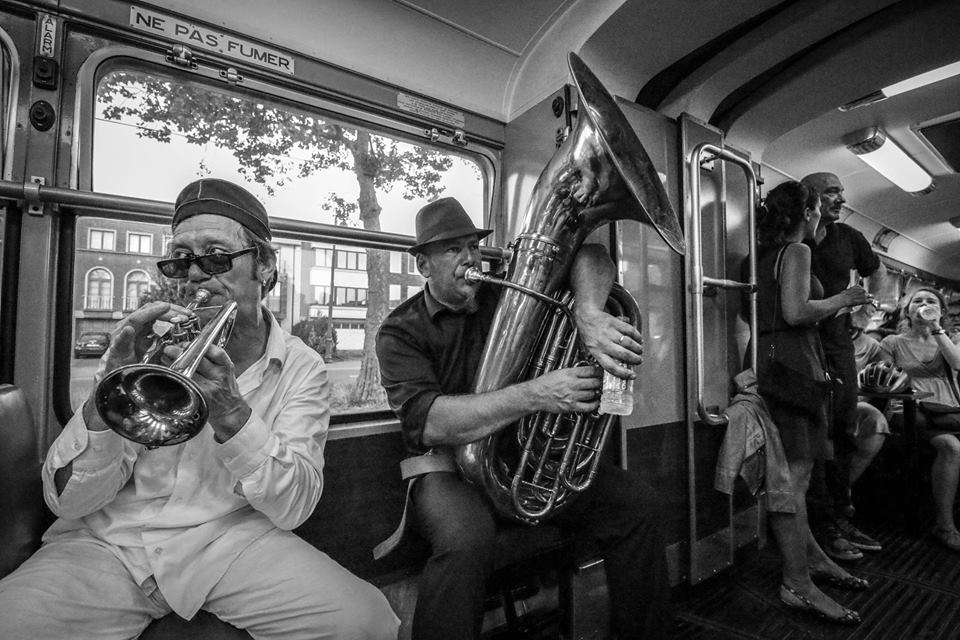 Un concert de cuivres à bord de notre 4032