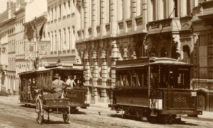 Tramways ligne Impasse - Exposition (1897)