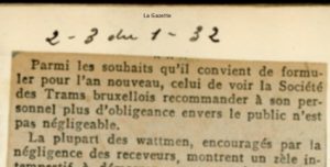 Revue de Presse (2 janvier 1932)