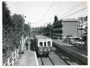 Chemin de fer Bruxelles - Tervuren. Gare Woluwe avenue.