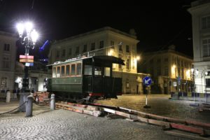 Motrice SNCV 19, place Royale, 150 ans du tram. 24.04.2019 © L. Koenot