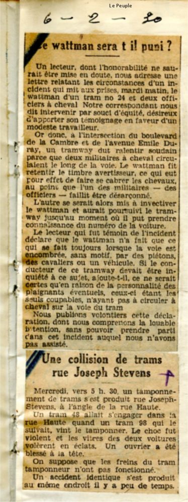 Le Peuple 06/02/1930