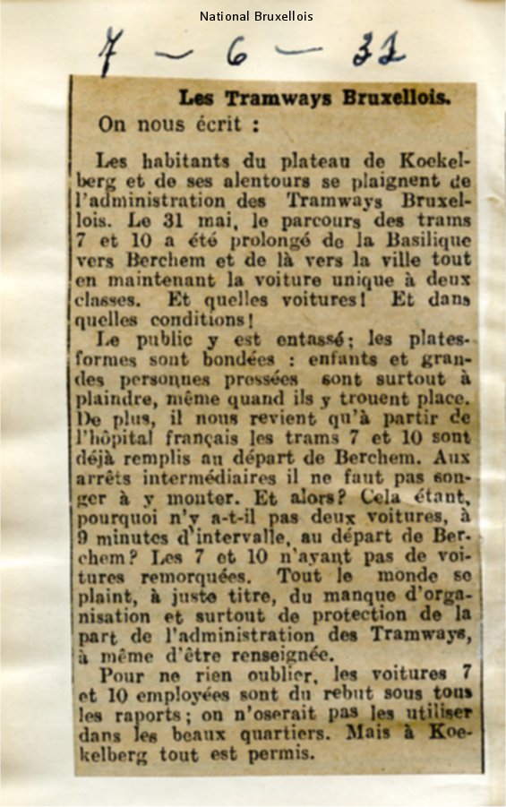 National Bruxellois 07/06/1932