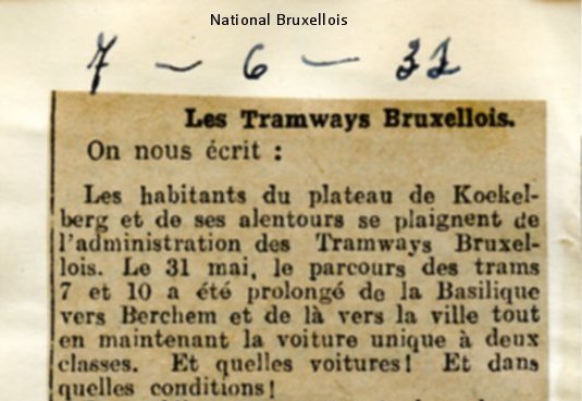 National Bruxellois 07/06/1932