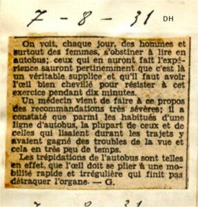 La Dernière Heure 07/08/1931