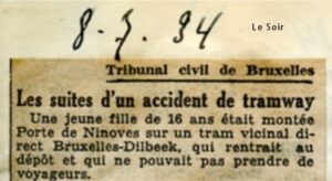 Le Soir 08/07/1934 Collection MTUB