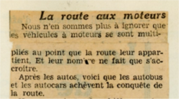 Le Messager de Bruxelles - 08/11/1938 Collection MTUB