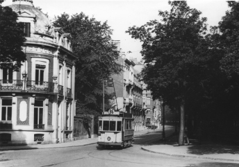 Motrice ligne 86 Avenue du Panthéon 1928 - Auteur inconnu Collection MTUB