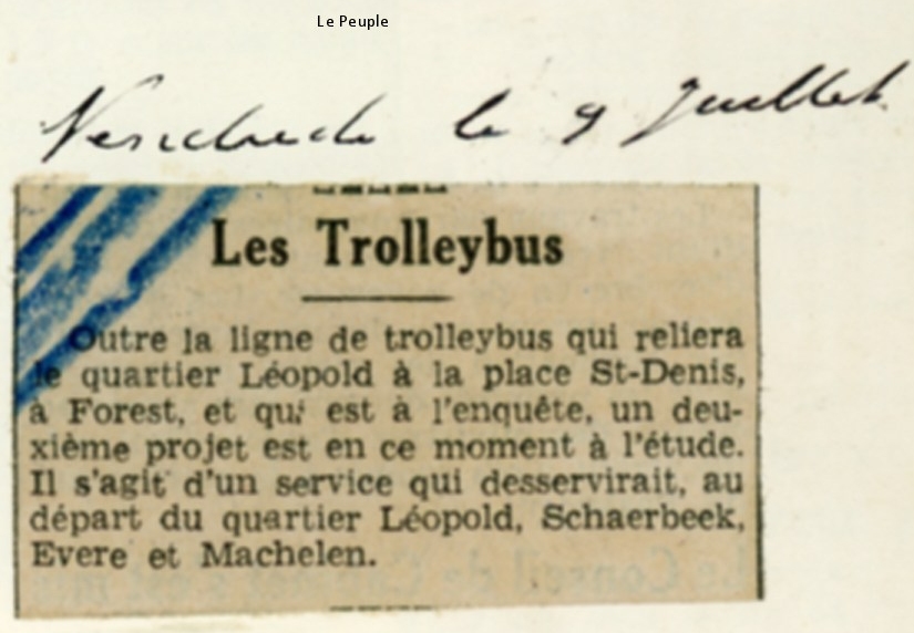 Le Peuple 09/07/1937 Collection MTUB