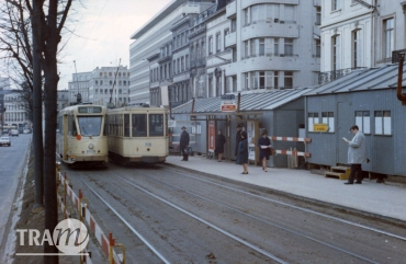 Motrice 9020 (ligne 11) Avenue Marnix R. Temmerman - Date inconnue Collection MTUB